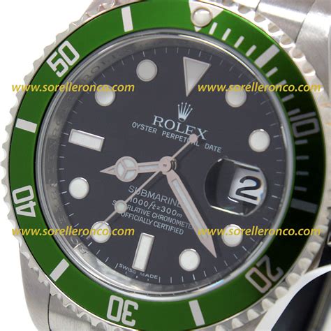 quotazione rolex ghiera verde|rolex date 16610 prezzo.